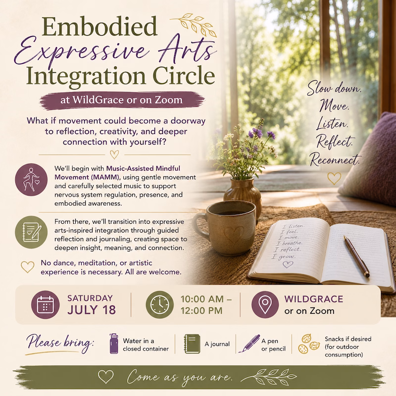 Embodied Expressive Arts Integration Circle