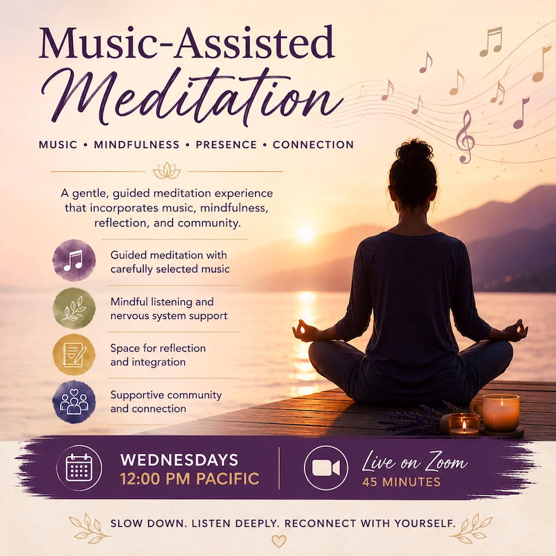 Music Assisted Meditation Zoom